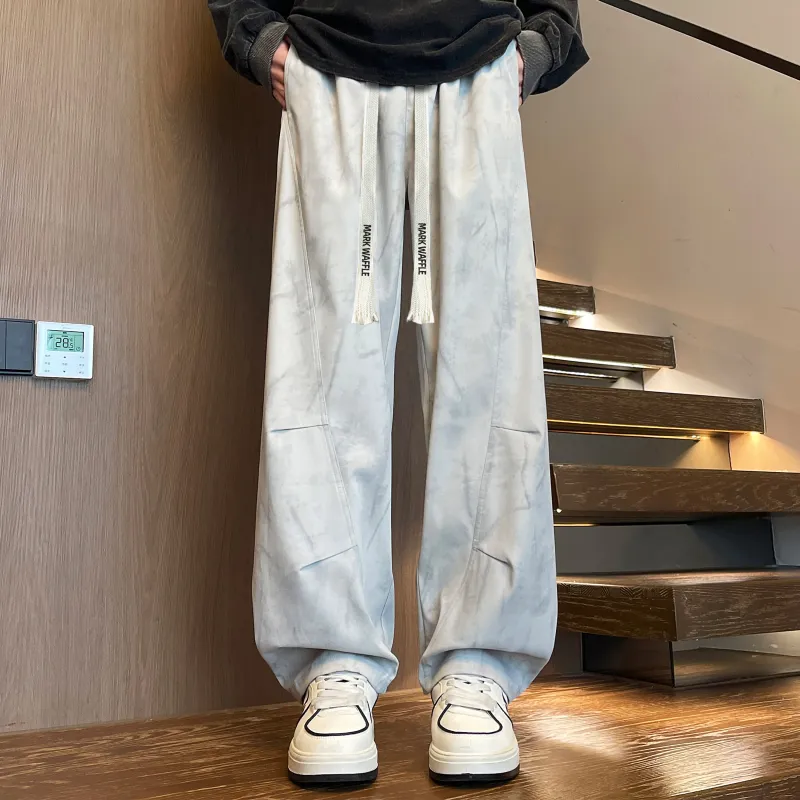 MARK WAFFLE Knitted Sweatpants Unisex-8