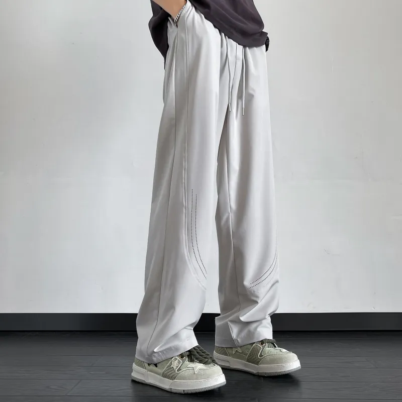 MARK WAFFLE Knitted Sweatpants Unisex-15