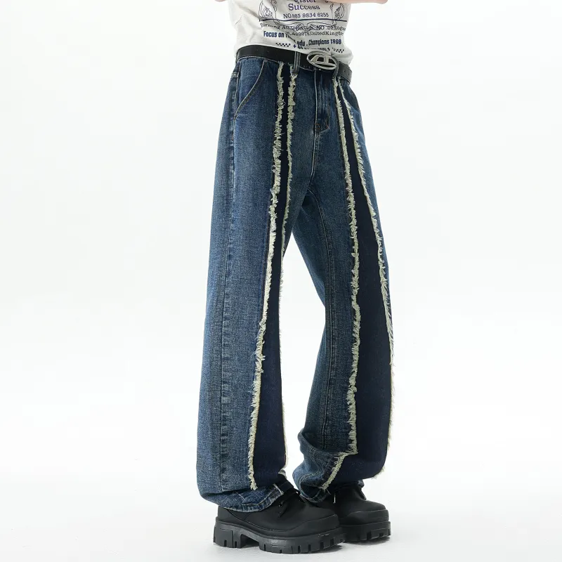 MARK WAFFLE Jeans Unisex Blue-3