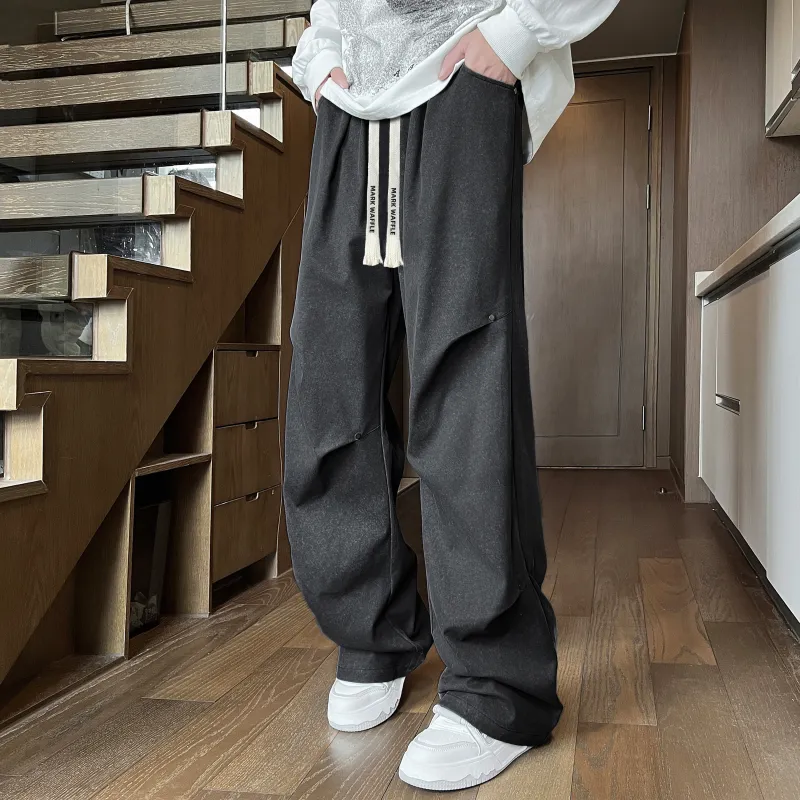 MARK WAFFLE Casual Pants Unisex-7