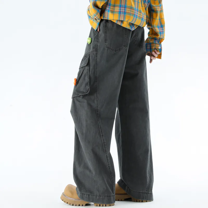 MARK WAFFLE Cargo Pants Unisex-11