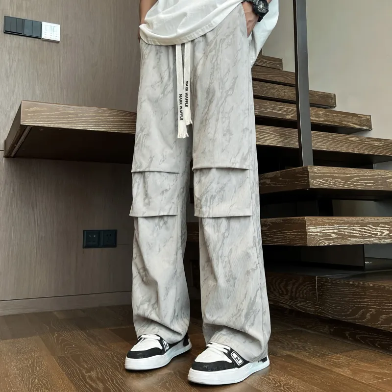 MARK WAFFLE Casual Pants Unisex-7