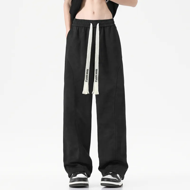 MARK WAFFLE Knitted Sweatpants Unisex-1