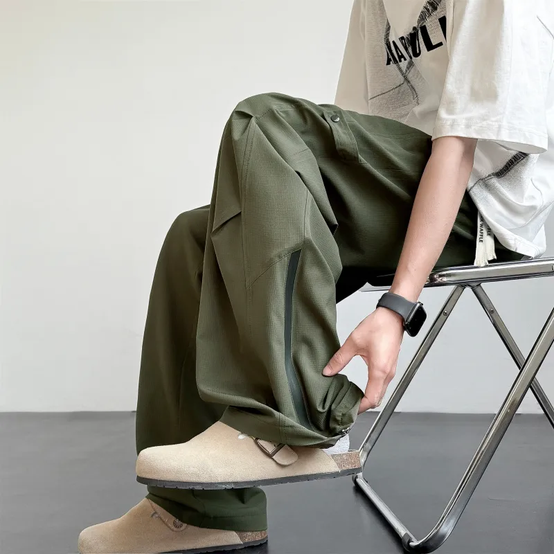 MARK WAFFLE Casual Pants Unisex-7