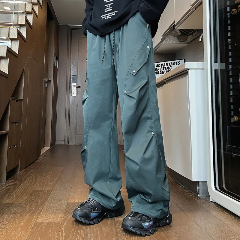 MARK WAFFLE Casual Pants Unisex-4