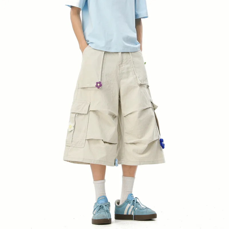 MARK WAFFLE Cargo Shorts Unisex-3