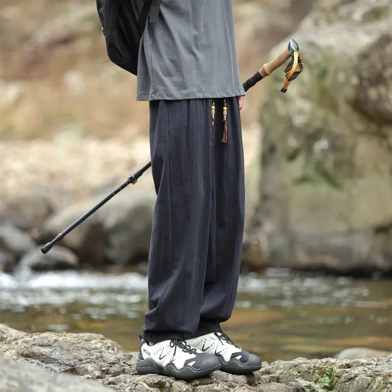 MARK WAFFLE Casual Pants Unisex-5