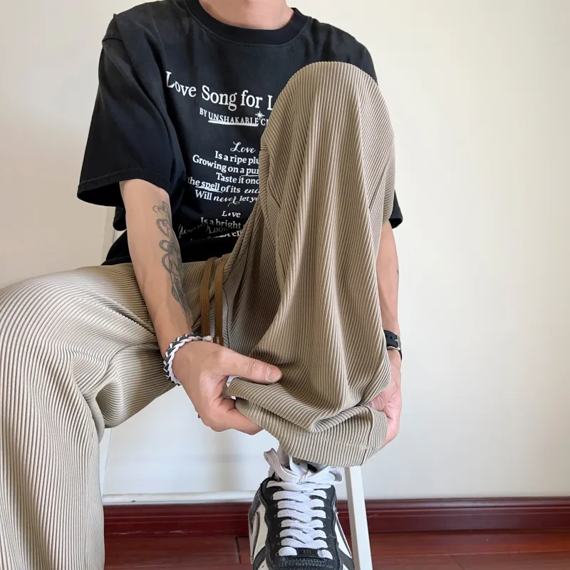 MARK WAFFLE Knitted Sweatpants Unisex-7