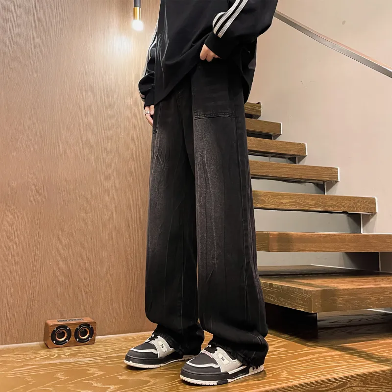 MARK WAFFLE Jeans Unisex Black-2