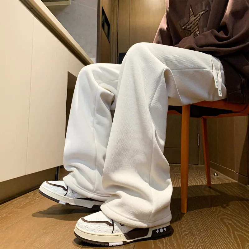 MARK WAFFLE Casual Pants Unisex-11