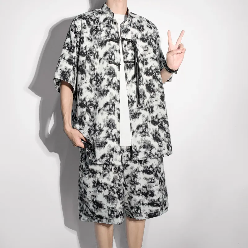 MARK WAFFLE Shirt Matching Set Unisex-8