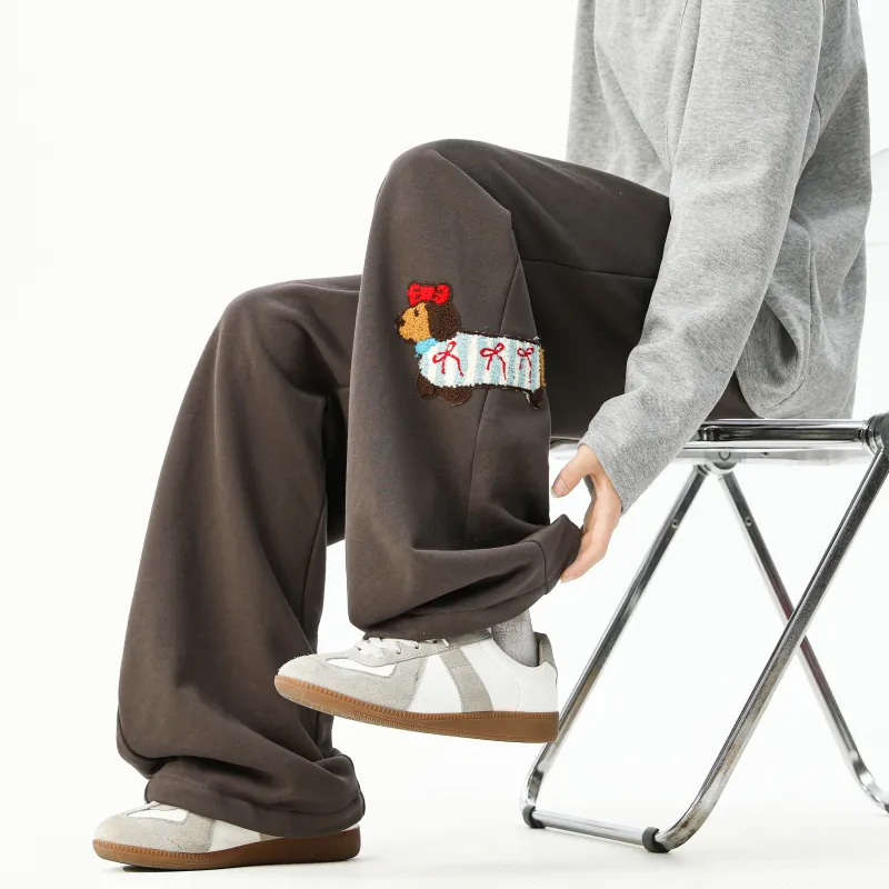 MARK WAFFLE Knitted Sweatpants Unisex-31