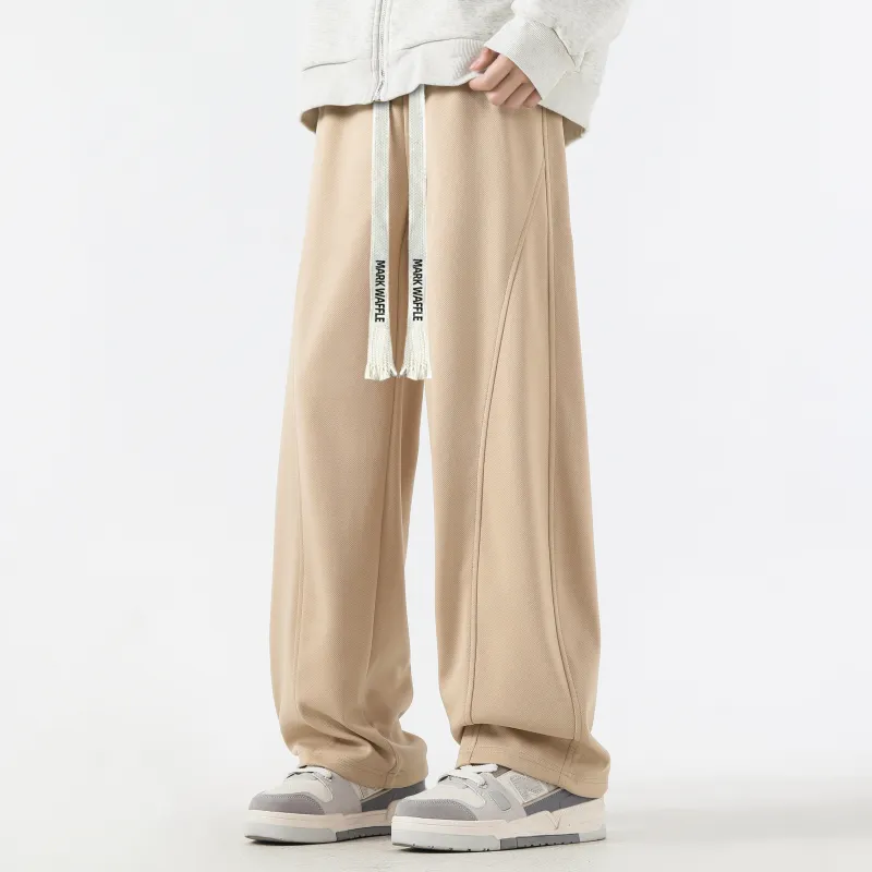 MARK WAFFLE Knitted Sweatpants Unisex-14
