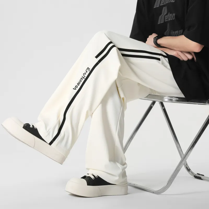 MARK WAFFLE Knitted Sweatpants Unisex-11