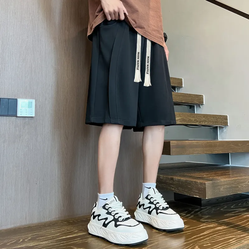 MARK WAFFLE Casual Shorts Unisex-12
