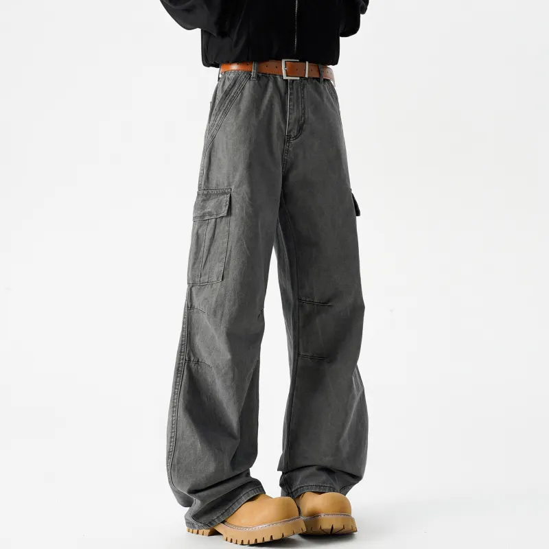 MARK WAFFLE Cargo Pants Unisex-4