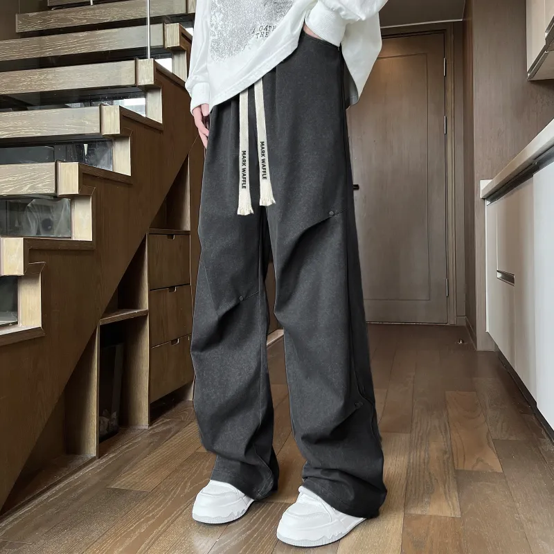 MARK WAFFLE Casual Pants Unisex-6