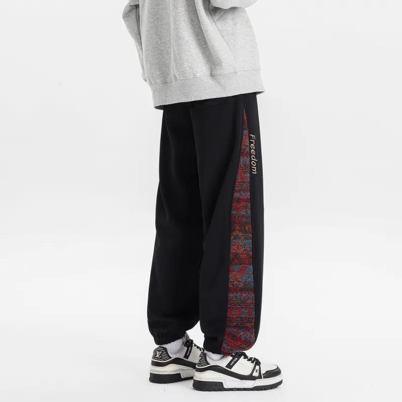 MARK WAFFLE Knitted Sports Pants Unisex-1