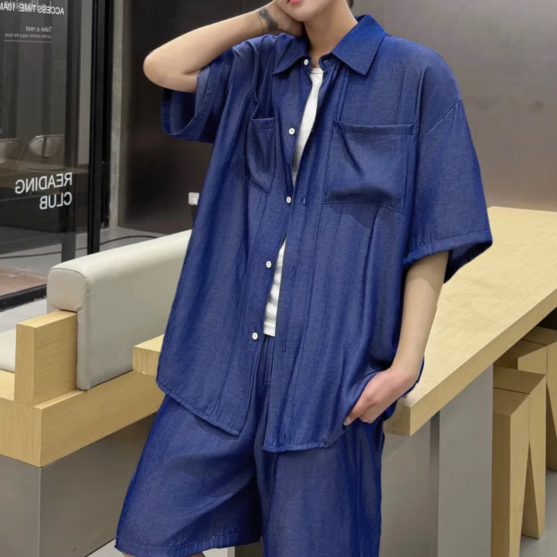 MARK WAFFLE Shirt Matching Set Unisex-7