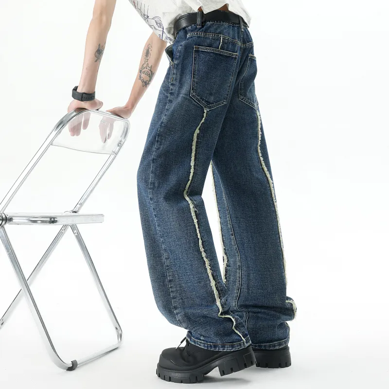 MARK WAFFLE Jeans Unisex Blue-6