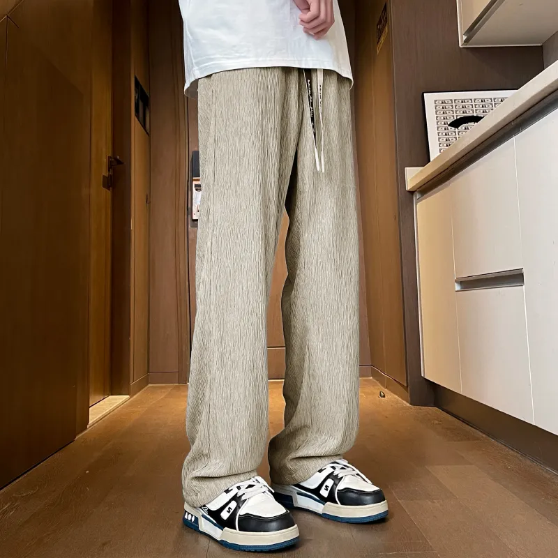 MARK WAFFLE Knitted Sweatpants Unisex-17