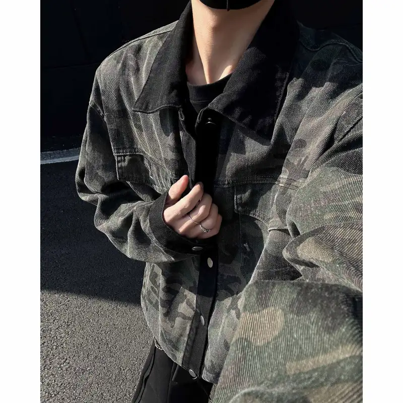 MARK WAFFLE Denim Jacket Unisex-3