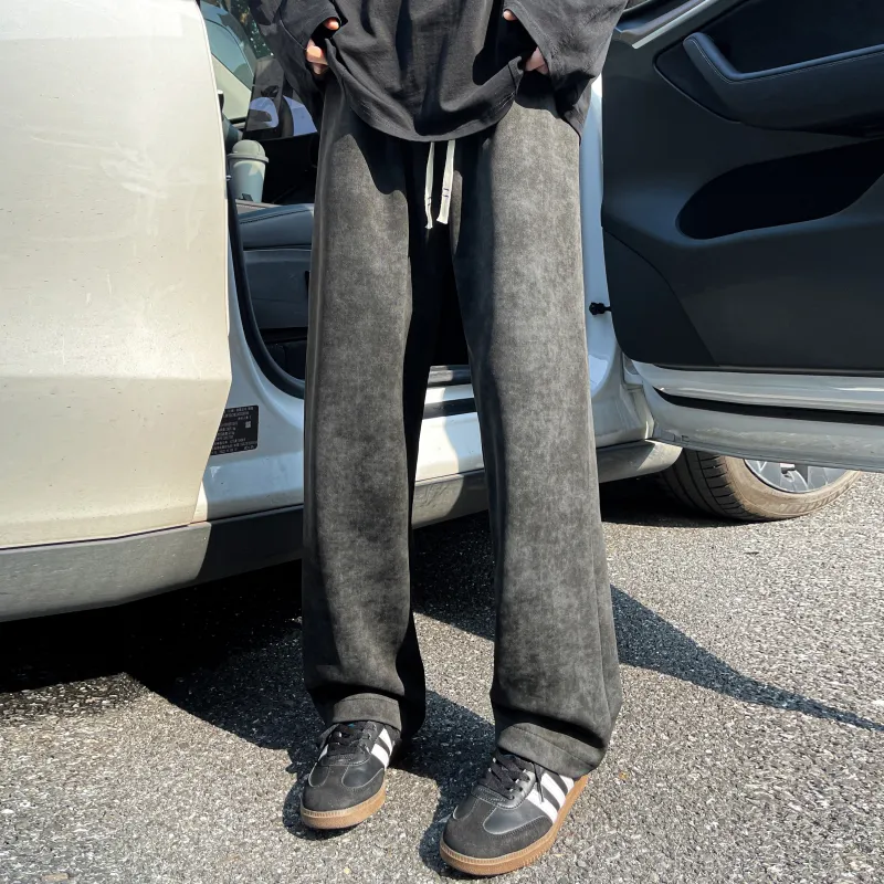 MARK WAFFLE Knitted Sports Pants Unisex-5