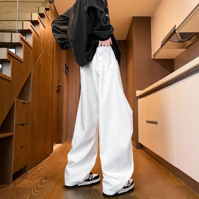 MARK WAFFLE Casual Pants Unisex-11