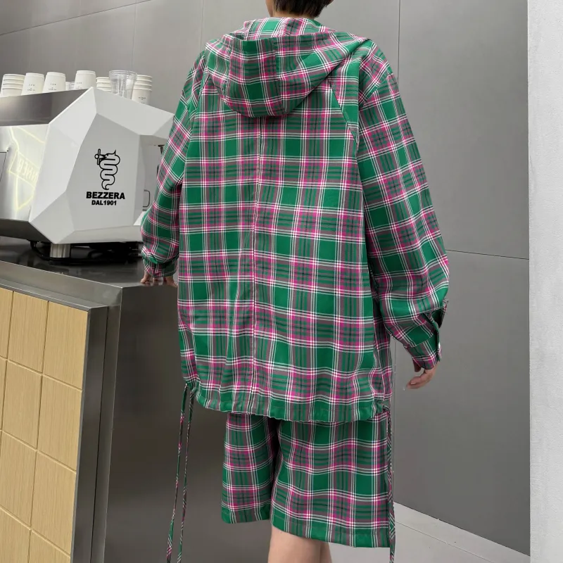 MARK WAFFLE Shirt Matching Set Unisex-1