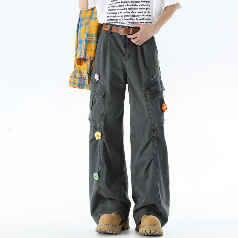 MARK WAFFLE Cargo Pants Unisex-7