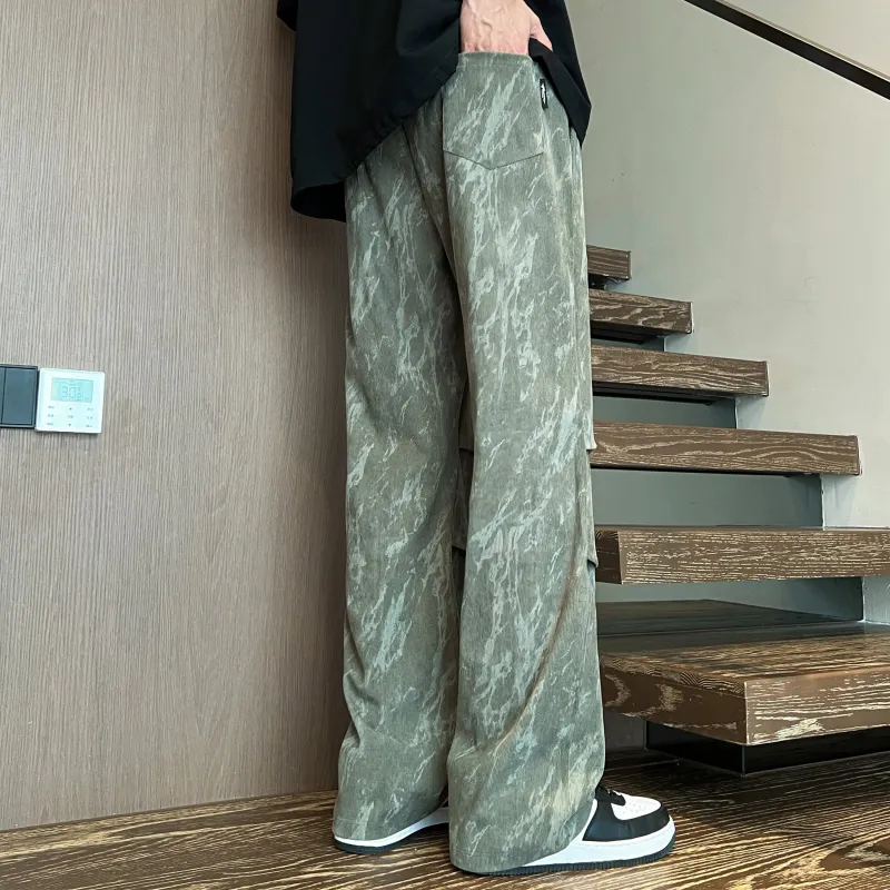 MARK WAFFLE Casual Pants Unisex-4