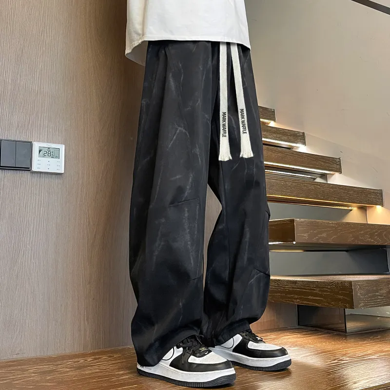 MARK WAFFLE Knitted Sweatpants Unisex-5
