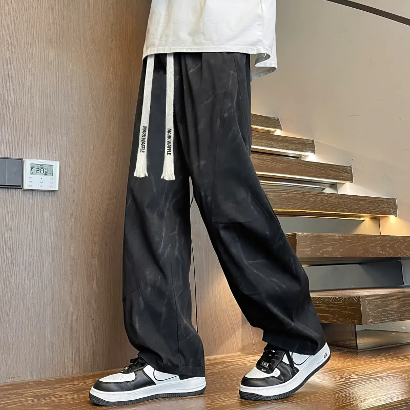 MARK WAFFLE Knitted Sweatpants Unisex-4