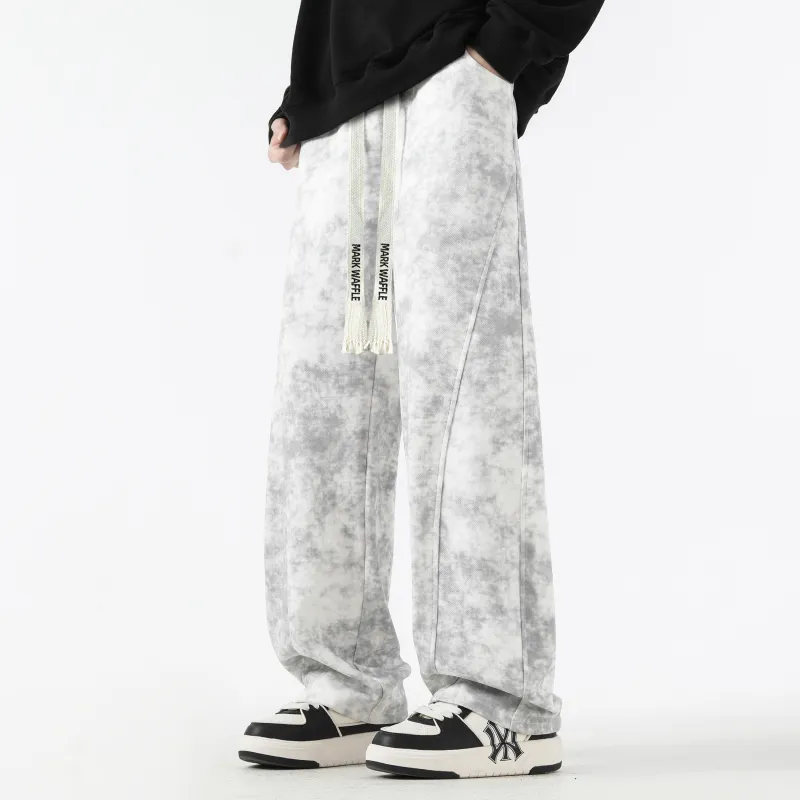 MARK WAFFLE Knitted Sweatpants Unisex-2