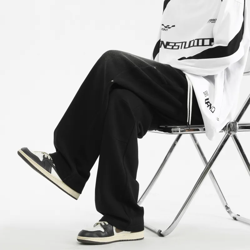 MARK WAFFLE Knitted Sweatpants Unisex-14