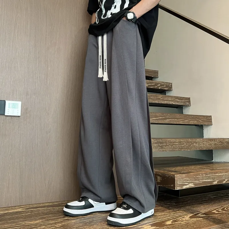 MARK WAFFLE Knitted Sweatpants Unisex-5