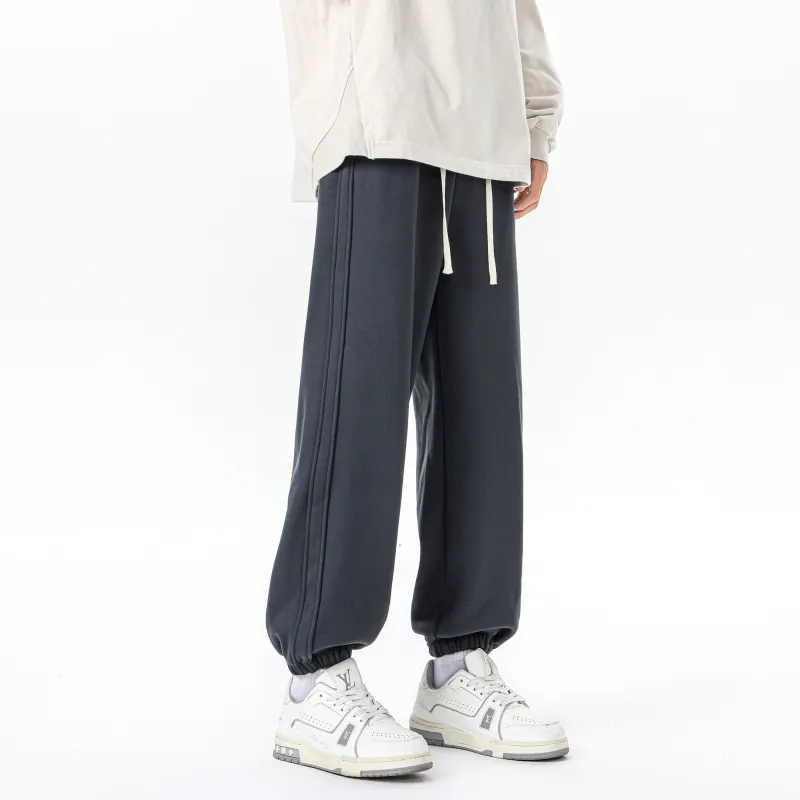 MARK WAFFLE Knitted Sports Pants Unisex-15