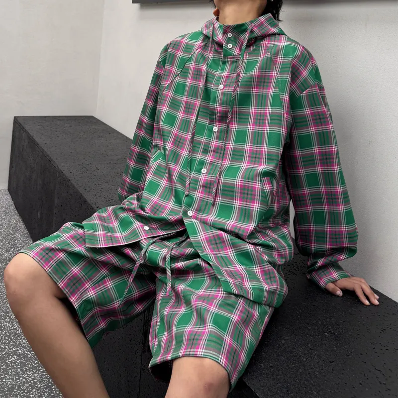 MARK WAFFLE Shirt Matching Set Unisex-5