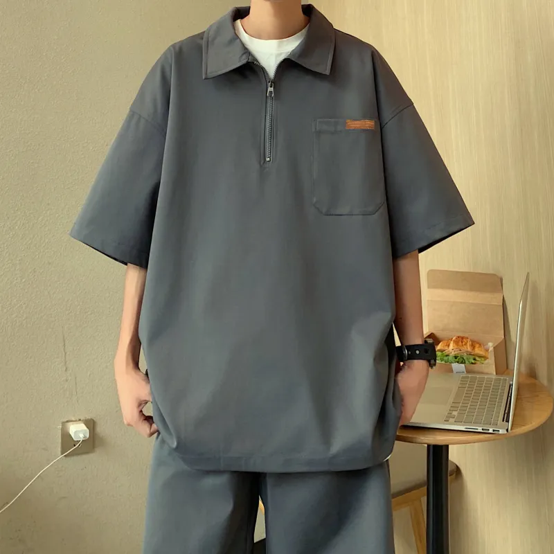 MARK WAFFLE Shirt Matching Set Unisex-6