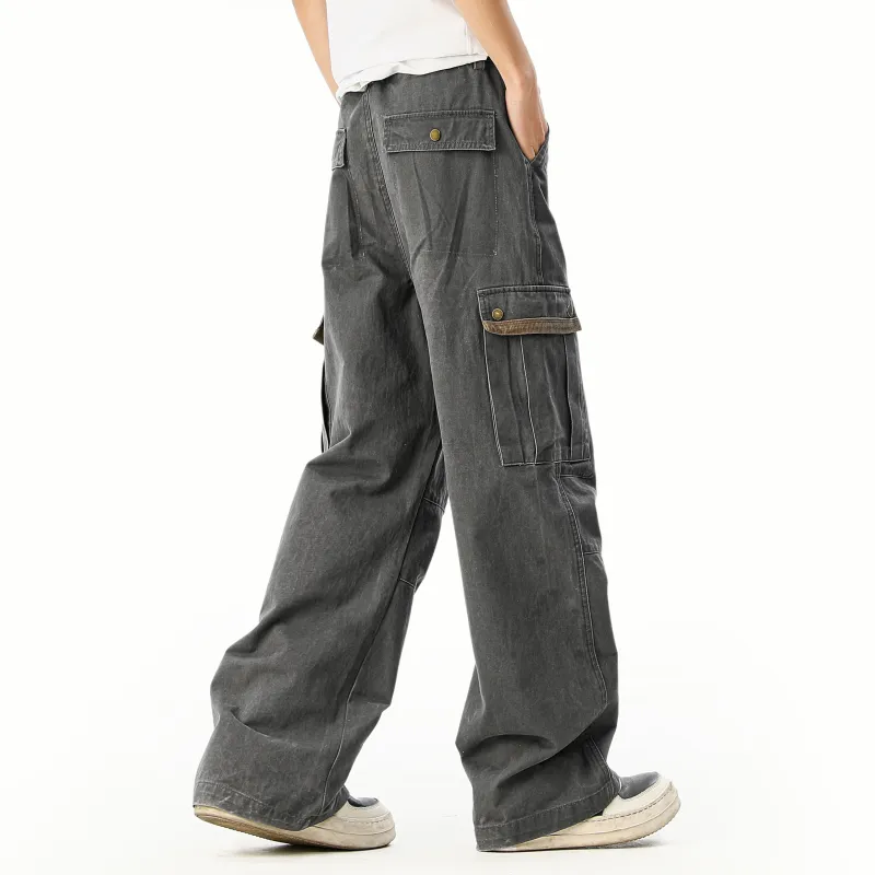 PAINT STAIN Cargo Pants Unisex-15