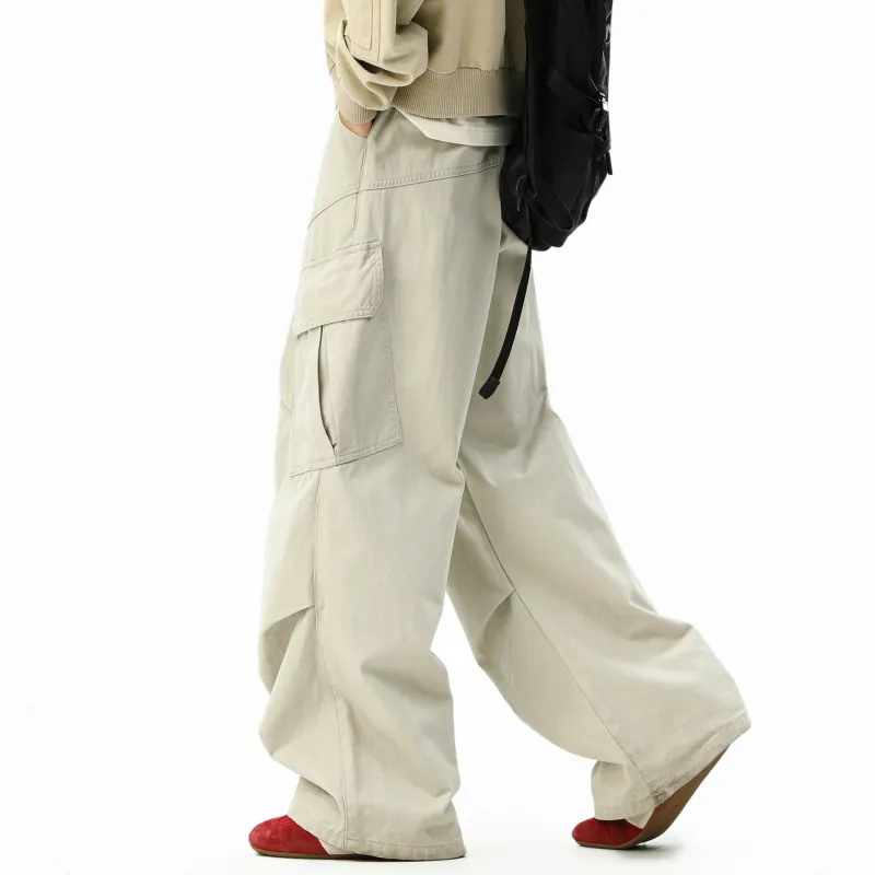 MARK WAFFLE Cargo Pants Unisex-19