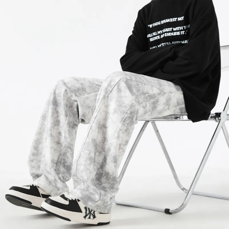 MARK WAFFLE Knitted Sweatpants Unisex-5