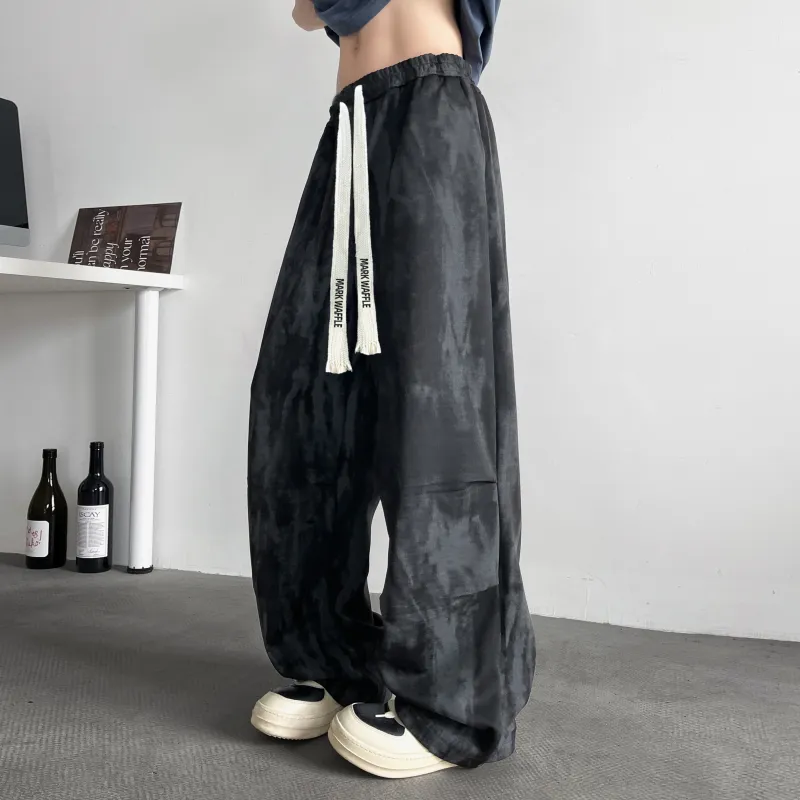 MARK WAFFLE Knitted Sweatpants Unisex-3