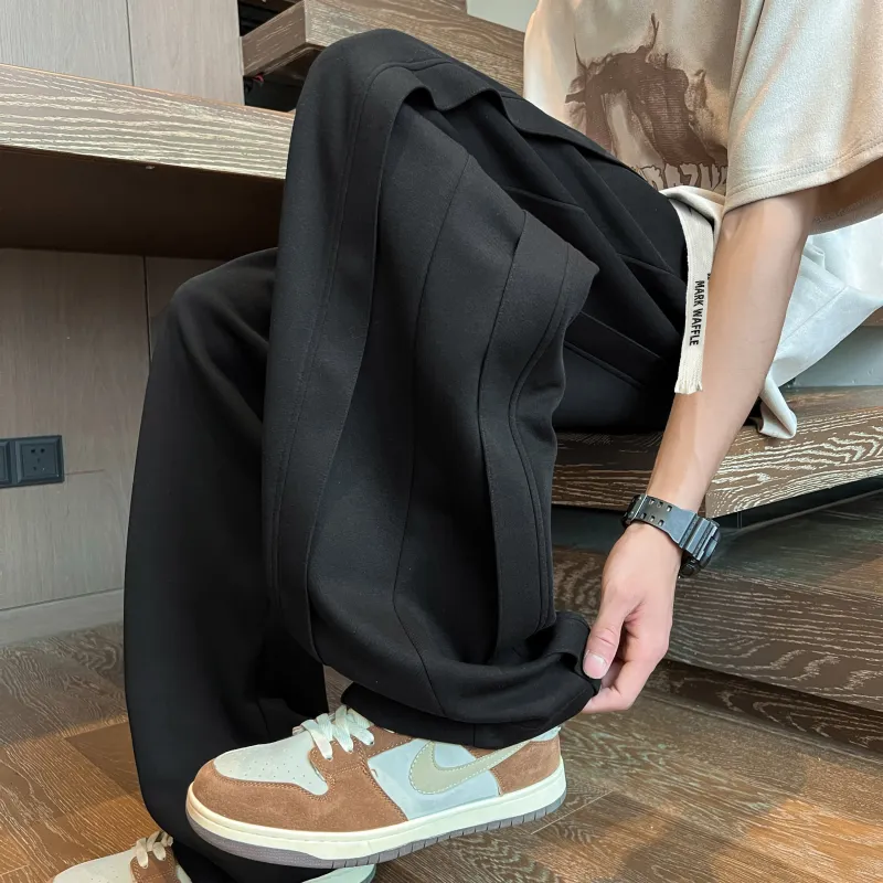 MARK WAFFLE Knitted Sweatpants Unisex-12