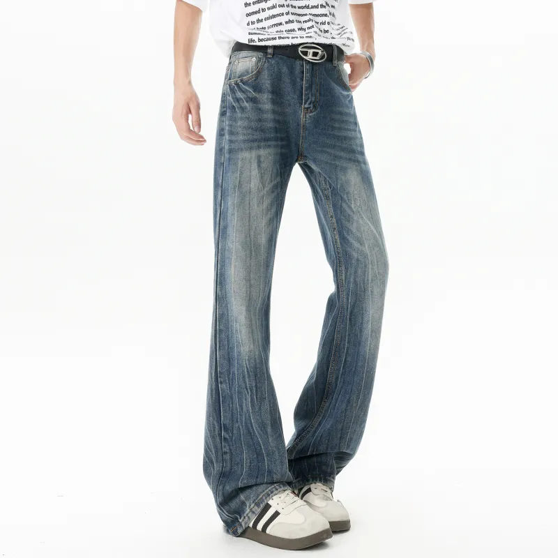 MARK WAFFLE Jeans Unisex Blue-4
