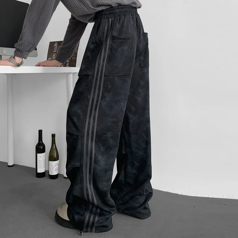 MARK WAFFLE Knitted Sweatpants Unisex-14