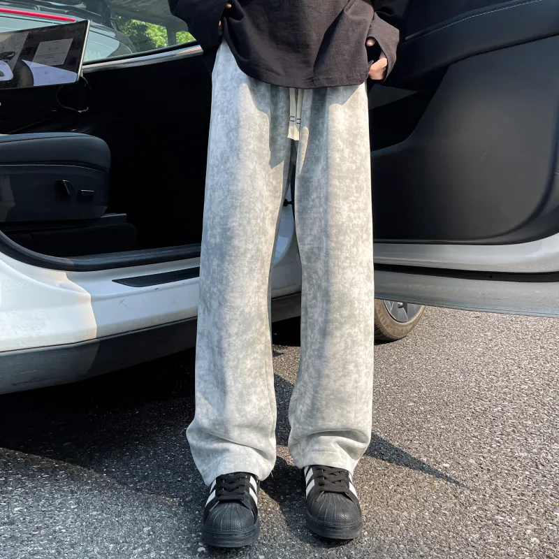 MARK WAFFLE Knitted Sports Pants Unisex-8