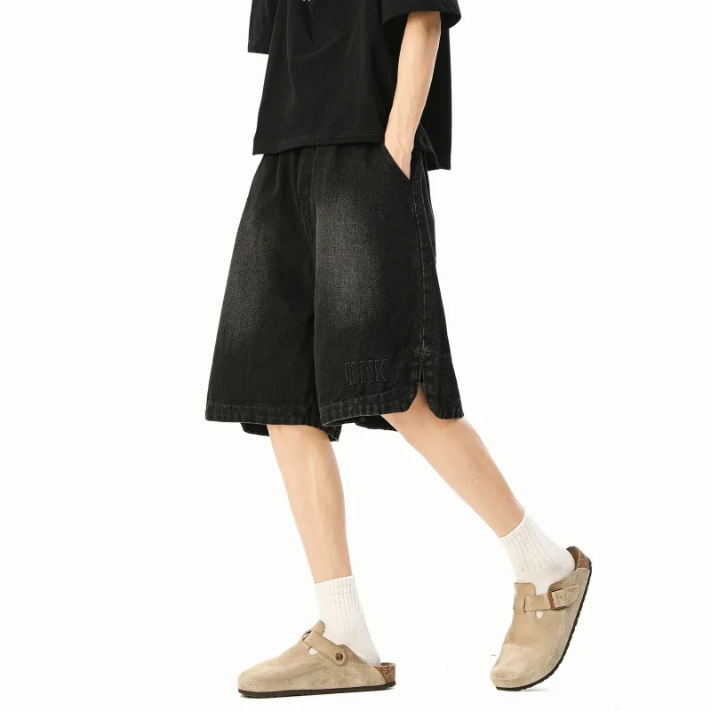 MARK WAFFLE Denim Shorts Unisex-7