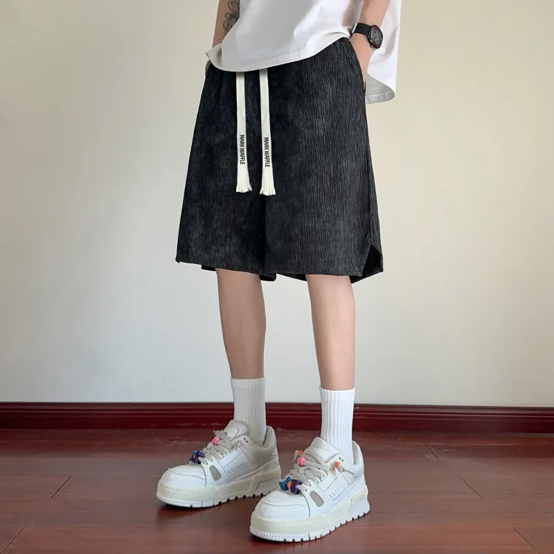 MARK WAFFLE Casual Shorts Unisex-6