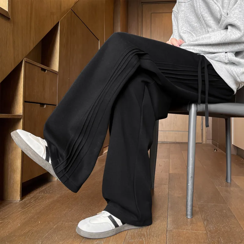 MARK WAFFLE Knitted Sports Pants Unisex-5